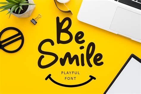 Be Smile Font Free Display Fonts Fonts