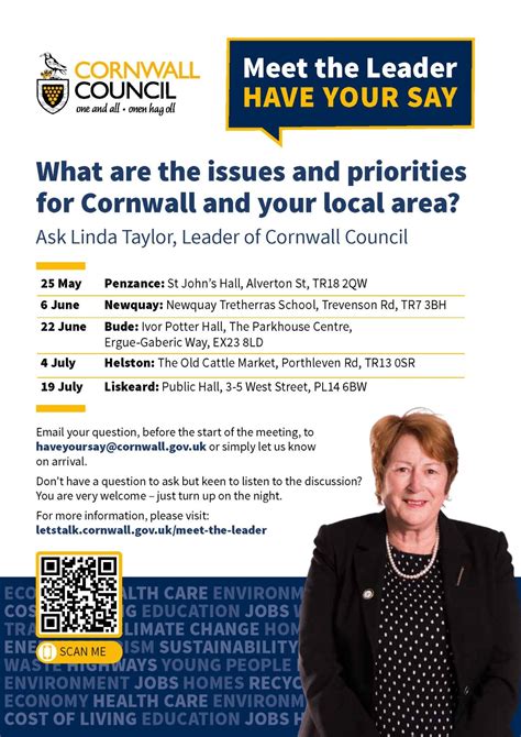 Meet The Leader Have Your Say Cornwall Council Gwinear Gwithian Parish Council