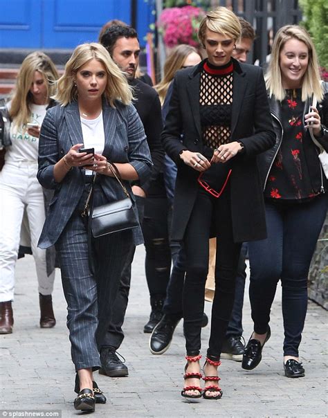 Cara delevingne is a 28 year old british model. Cara Delevingne and Ashley Benson are spotted leaving a ...