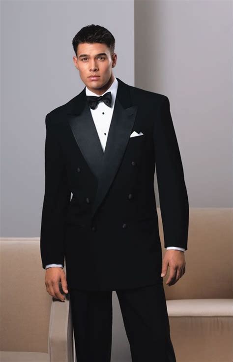 Big And Tall Double Breasted Tuxedo Super 150 Wool Tuxedos Mens