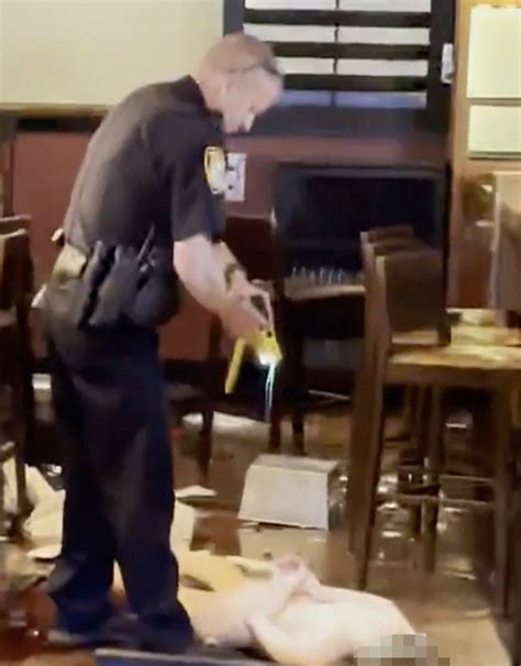 Naked Woman Trashes Restaurant During Rampage Before Being Tasered In Breasts By Cops As Staff