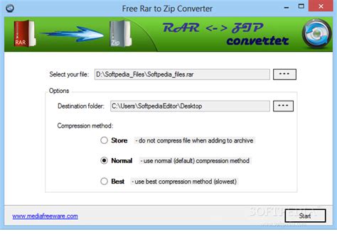 Download Free Rar To Zip Converter