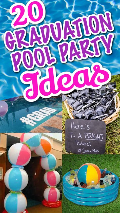 20 Graduation Pool Party Ideas Oh My Creative