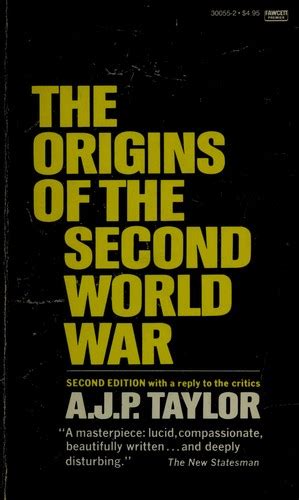 The Origins Of The Second World War February 12 1987 Edition Open