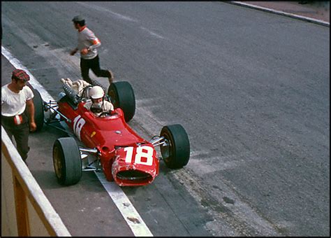 Bandini In Practice At Monaco The Day Before Fatal Crash Ferrari Racing Ferrari F