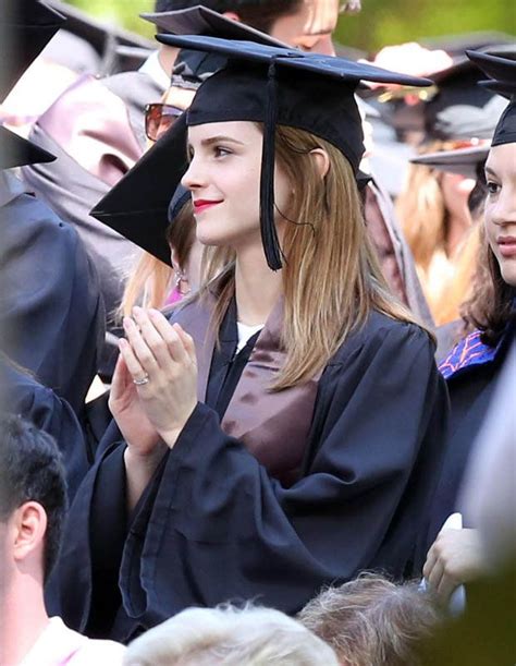 Emma Watson Graduates Brown University Takes Undercover Bodyguard