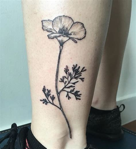 The 25 Best California Poppy Tattoo Ideas On Pinterest