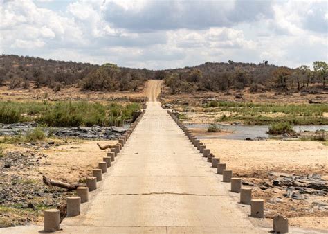 Bridge At Olifants River Limpopo In Kruger National Park Stock Photo