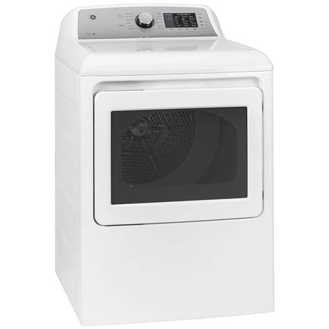GE® 7.4 Cu. Ft. Capacity Electric Dryer with Sanitize Cycle White - GTD72EBMNWS | GE Appliances