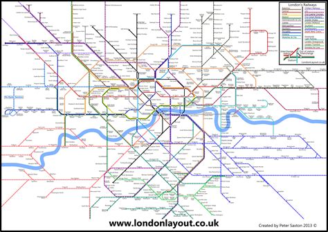 Underground Train Map London ~ Cinemergente
