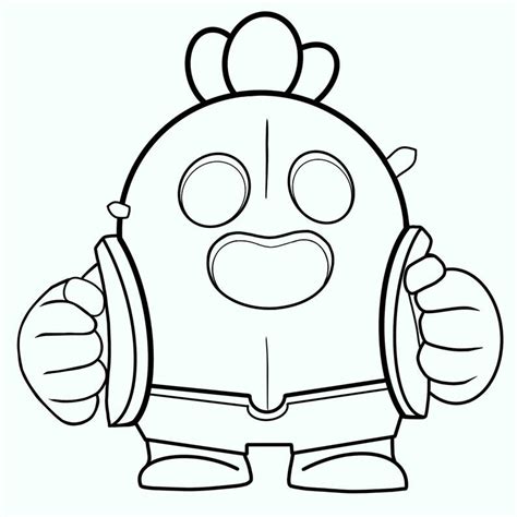 He can dole out all kinds of chill stuff. Brawl Stars SVG Spike Character | Etsy