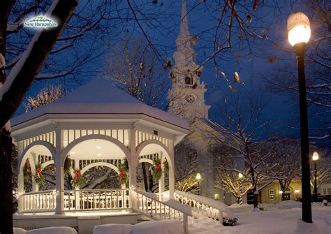 From The Archives Gazebo In Keene New Hampshire During The Winter