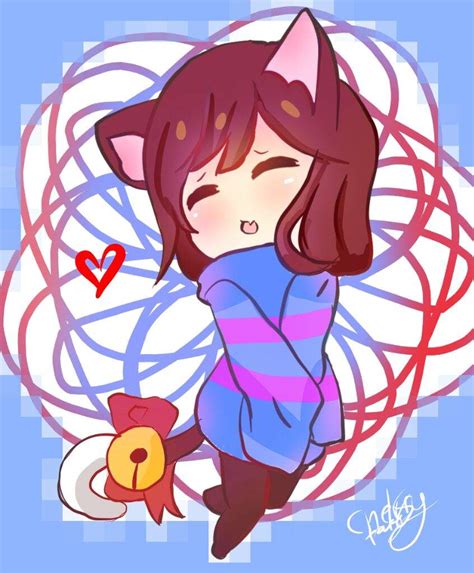 Neko Frisk Before And After Undertale Amino