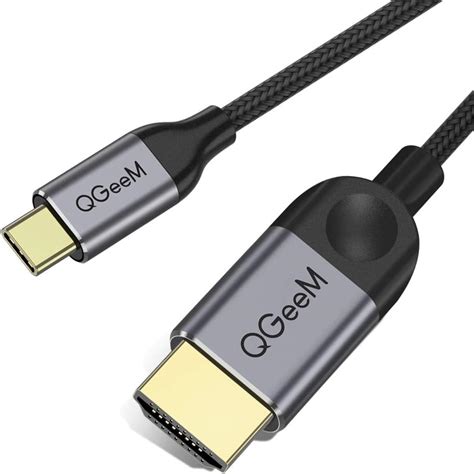 Usb C To Hdmi Cable Adapter 59ft 18m Qgeem Usb Type C To Hdmi Cable