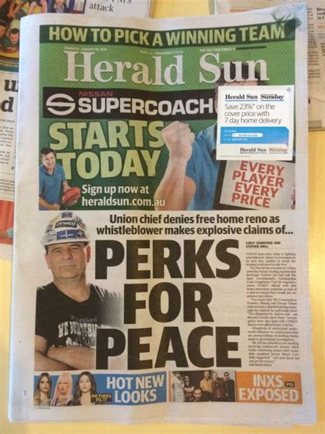 Some of the best photos from the herald sun in melbourne, victoria. Covering the newspaper headline | Australian Newsagency Blog