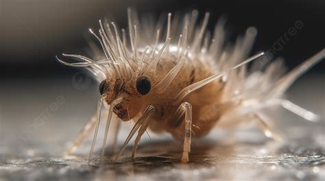 Close Up Of A Small Insect Background Picture Of Cat Fleas Flea