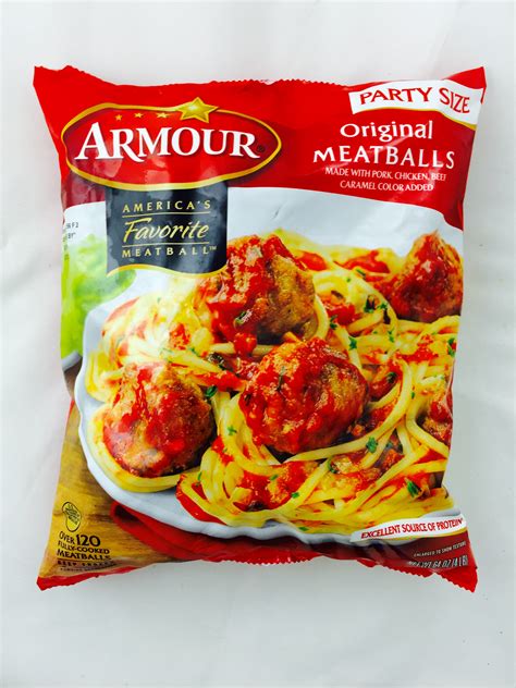 Armour® Original Meatballs 64 Oz Bag La Comprita