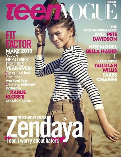 Zendaya Coleman Teen Vogue Magazine February 2015 Issue Celebmafia