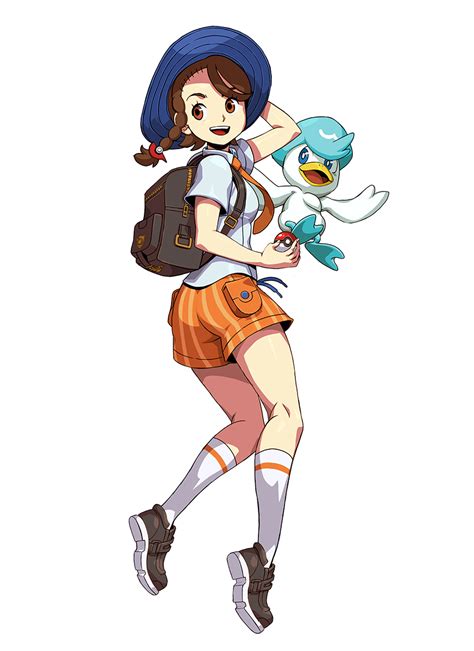 Female Trainer And Quaxly By Genzoman Pokémon Scarlet And Violet