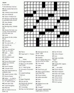 Enjoy your down time while still exercising your brain with a printable crossword puzzle. easy printable crossword puzzles | Elder Care & Dementia ...
