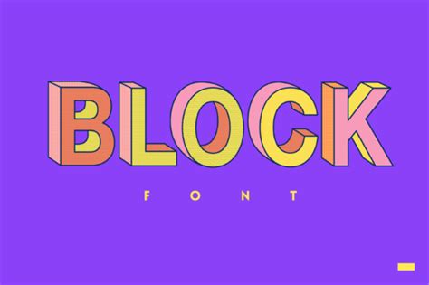 Top 151 Cartoon Block Font