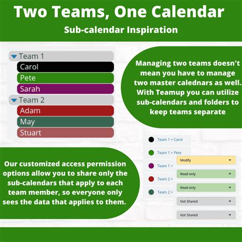 Getting Started Teamup Calendar Get Organized Gain Clarity See