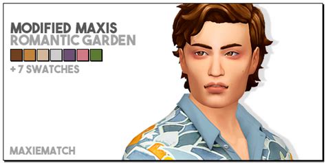 Modified Maxis Recolour Hairs From The Romantic Garden Stuff