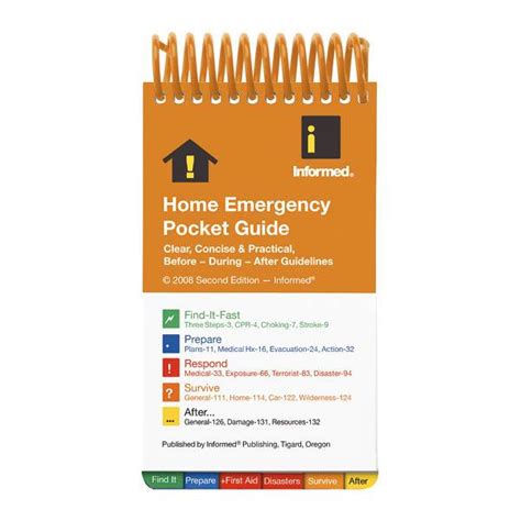 Home Emergency Pocket Guide By Informed Publishing 2nd Edition