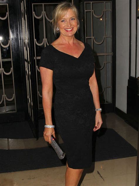 Carol Kirkwood Puts On Busty Display In Plunging Purple Dress Celebrity News Showbiz And Tv