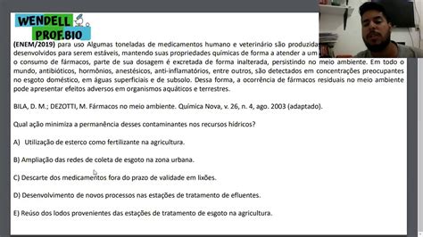 Enem 2019 Algumas Toneladas De Medicamentos