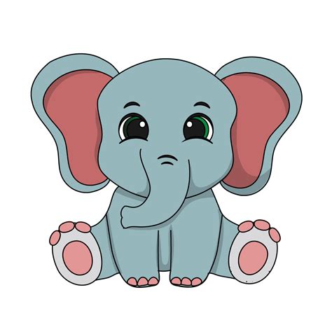 How to Draw A Baby Elephant Step by Step