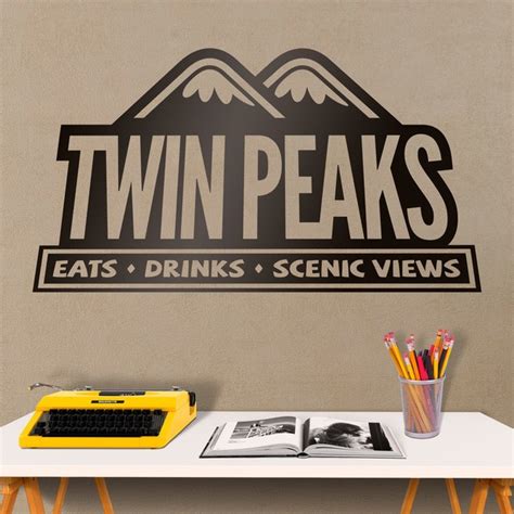 Vinilo Decorativo Logo Twin Peaks Restaurant