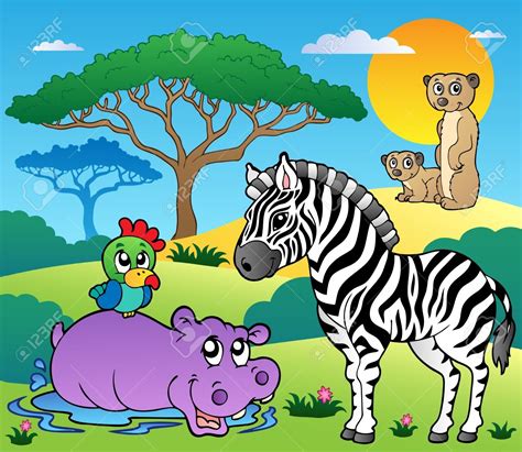 Grassland Animals Cartoon ~ Extinct Animals Mammals List Driskulin