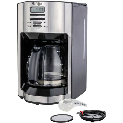 Mr Coffee 12 Cup Coffee Maker With Rapid Brew System Stainless