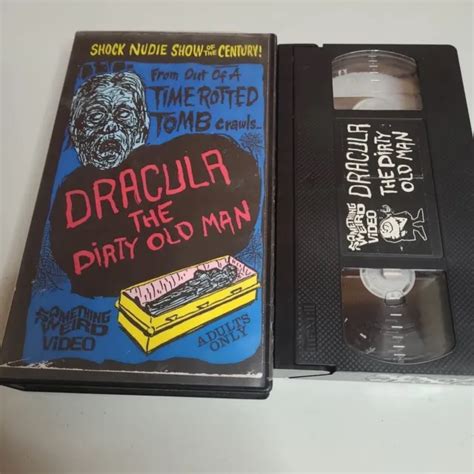 Something Weird Video Dracula The Dirty Old Man Vhs Tape Horror Sleaze Movie Picclick