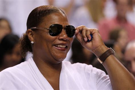 Dwayne wade is on the pace to a 40 pt. Queen Latifah in Celebrities Attend Miami Heat Vs Dallas ...