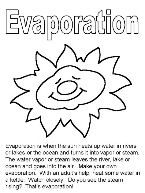 When you break out the crayons or paint, you can feel the kid's excitement and anticipation to get started. Water Cycle For Kids Coloring Page - Coloring Home