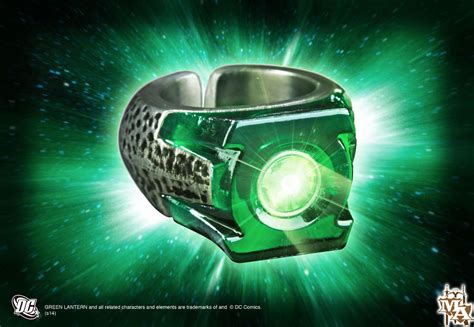 Green Lantern Light Up Ring Licensed Film Prop Replica Ts For