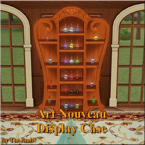Mod The Sims Art Nouveau Display Case