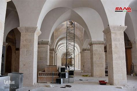 ترميم الجامع الأموي الكبير في مدينة حلب السورية