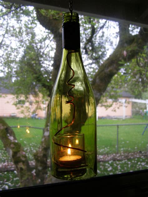A Perfect Way To Recycle Bottles Is To Create A Hanging Candlelight