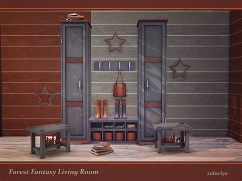 Forest Fantasy Living Room Set By Soloriya At Tsr Sims 4 Updates