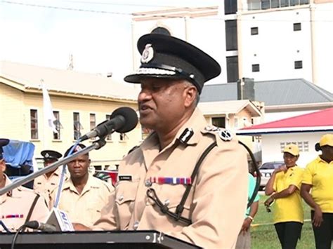Police Force Kicks Off Th Anniversary With Massive Route March Stabroek News