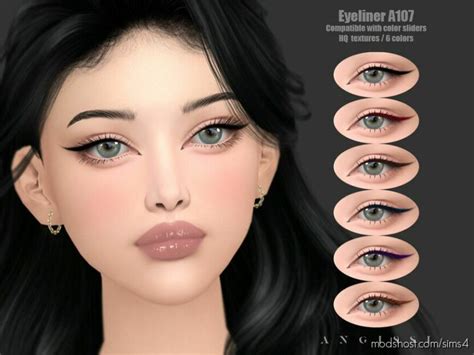 Eyeliner A107 Sims 4 Makeup Mod Modshost