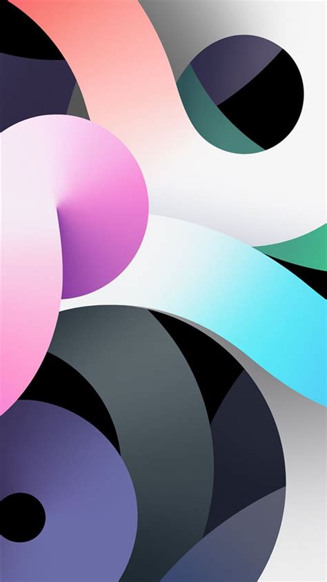 Ipad Air 2020 Stock Wallpaper Blend Color 2 Iphone
