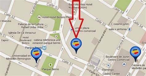 Dirección de oficinas y bancos bancolombia. BanColombia con horario extendido en TEATRO AVENIDA ...