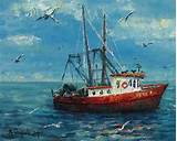 Images of Fishing Boat Art