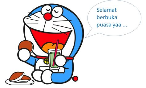 GAMBAR DORAEMON LUCU Selamat Puasa Ramadhan | Ucapan Buka ...