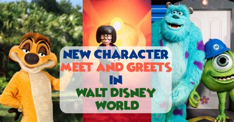 New Character Meet And Greets In Walt Disney World Disney Presents
