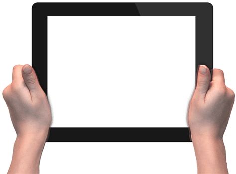 Download Tablet Transparent In Hands Png Image Hq Png Image Freepngimg